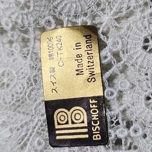 Bischoff handkerchief White Lace Fabric